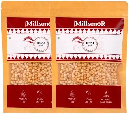 Millsmor Jowar Puff 100grms, pack of 2